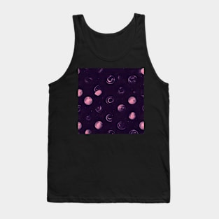 Pink moon phases v2 Tank Top